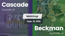 Matchup: Cascade  vs. Beckman  2020