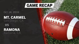 Recap: Mt. Carmel  vs. Ramona  2016