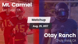 Matchup: Mt. Carmel High vs. Otay Ranch  2017