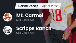 Recap: Mt. Carmel  vs. Scripps Ranch  2022