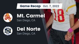 Recap: Mt. Carmel  vs. Del Norte  2022