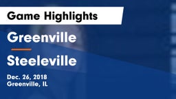 Greenville  vs Steeleville  Game Highlights - Dec. 26, 2018