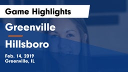 Greenville  vs Hillsboro  Game Highlights - Feb. 14, 2019