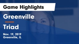 Greenville  vs Triad  Game Highlights - Nov. 19, 2019