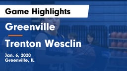 Greenville  vs Trenton Wesclin  Game Highlights - Jan. 6, 2020