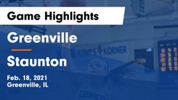 Greenville  vs Staunton  Game Highlights - Feb. 18, 2021