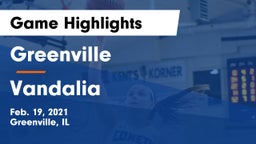 Greenville  vs Vandalia  Game Highlights - Feb. 19, 2021