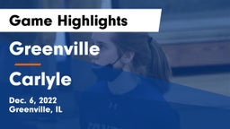 Greenville  vs Carlyle  Game Highlights - Dec. 6, 2022