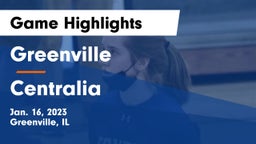 Greenville  vs Centralia  Game Highlights - Jan. 16, 2023