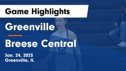 Greenville  vs Breese Central Game Highlights - Jan. 24, 2023
