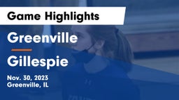 Greenville  vs Gillespie  Game Highlights - Nov. 30, 2023