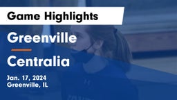 Greenville  vs Centralia  Game Highlights - Jan. 17, 2024
