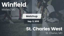 Matchup: Winfield  vs. St. Charles West  2016
