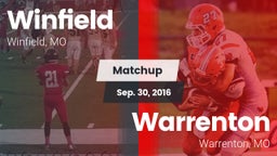 Matchup: Winfield  vs. Warrenton  2016