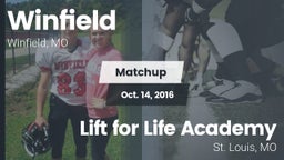 Matchup: Winfield  vs. Lift for Life Academy  2016