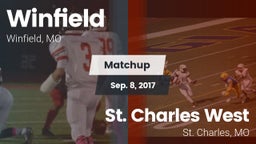 Matchup: Winfield  vs. St. Charles West  2017