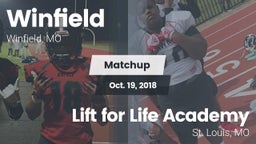 Matchup: Winfield  vs. Lift for Life Academy  2018