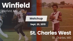 Matchup: Winfield  vs. St. Charles West  2019
