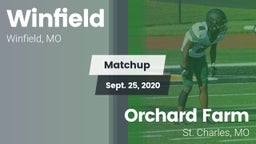 Matchup: Winfield  vs. Orchard Farm  2020