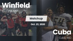 Matchup: Winfield  vs. Cuba  2020