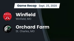Recap: Winfield  vs. Orchard Farm  2020