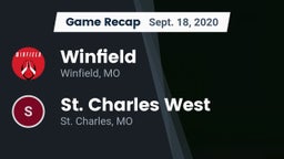 Recap: Winfield  vs. St. Charles West  2020