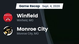 Recap: Winfield  vs. Monroe City  2020