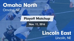 Matchup: Omaha North vs. Lincoln East  2016