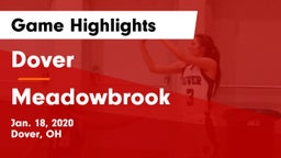 Dover  vs Meadowbrook  Game Highlights - Jan. 18, 2020