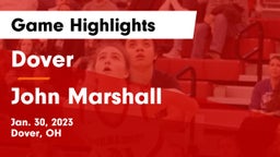 Dover  vs John Marshall  Game Highlights - Jan. 30, 2023