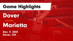 Dover  vs Marietta  Game Highlights - Dec. 9, 2023