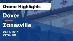 Dover  vs Zanesville Game Highlights - Dec. 5, 2017