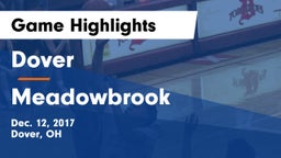 Dover  vs Meadowbrook  Game Highlights - Dec. 12, 2017