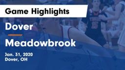 Dover  vs Meadowbrook  Game Highlights - Jan. 31, 2020