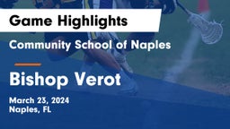 Community School of Naples vs Bishop Verot  Game Highlights - March 23, 2024