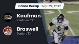 Recap: Kaufman  vs. Braswell  2017