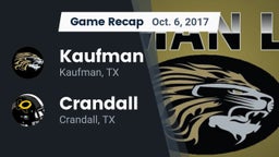 Recap: Kaufman  vs. Crandall  2017