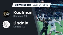 Recap: Kaufman  vs. Lindale  2018