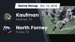 Recap: Kaufman  vs. North Forney  2018