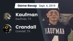 Recap: Kaufman  vs. Crandall  2019