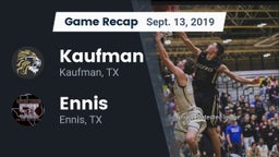 Recap: Kaufman  vs. Ennis  2019