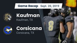 Recap: Kaufman  vs. Corsicana  2019