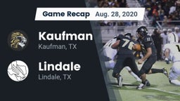 Recap: Kaufman  vs. Lindale  2020