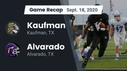 Recap: Kaufman  vs. Alvarado  2020