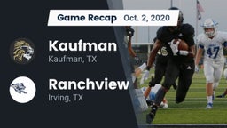 Recap: Kaufman  vs. Ranchview  2020