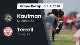 Recap: Kaufman  vs. Terrell  2020