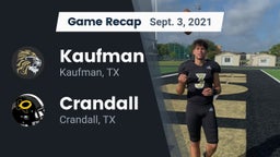 Recap: Kaufman  vs. Crandall  2021
