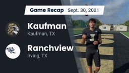 Recap: Kaufman  vs. Ranchview  2021