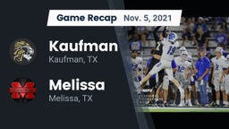 Recap: Kaufman  vs. Melissa  2021