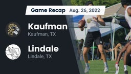 Recap: Kaufman  vs. Lindale  2022
